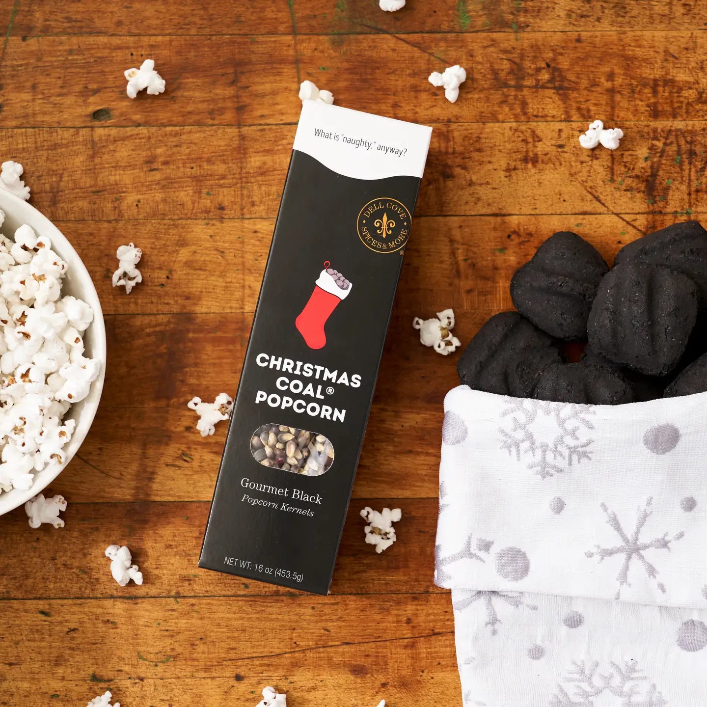 Christmas Coal Black Popcorn Kernels