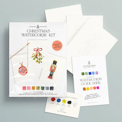 Christmas Mini Watercolor Painting Kit