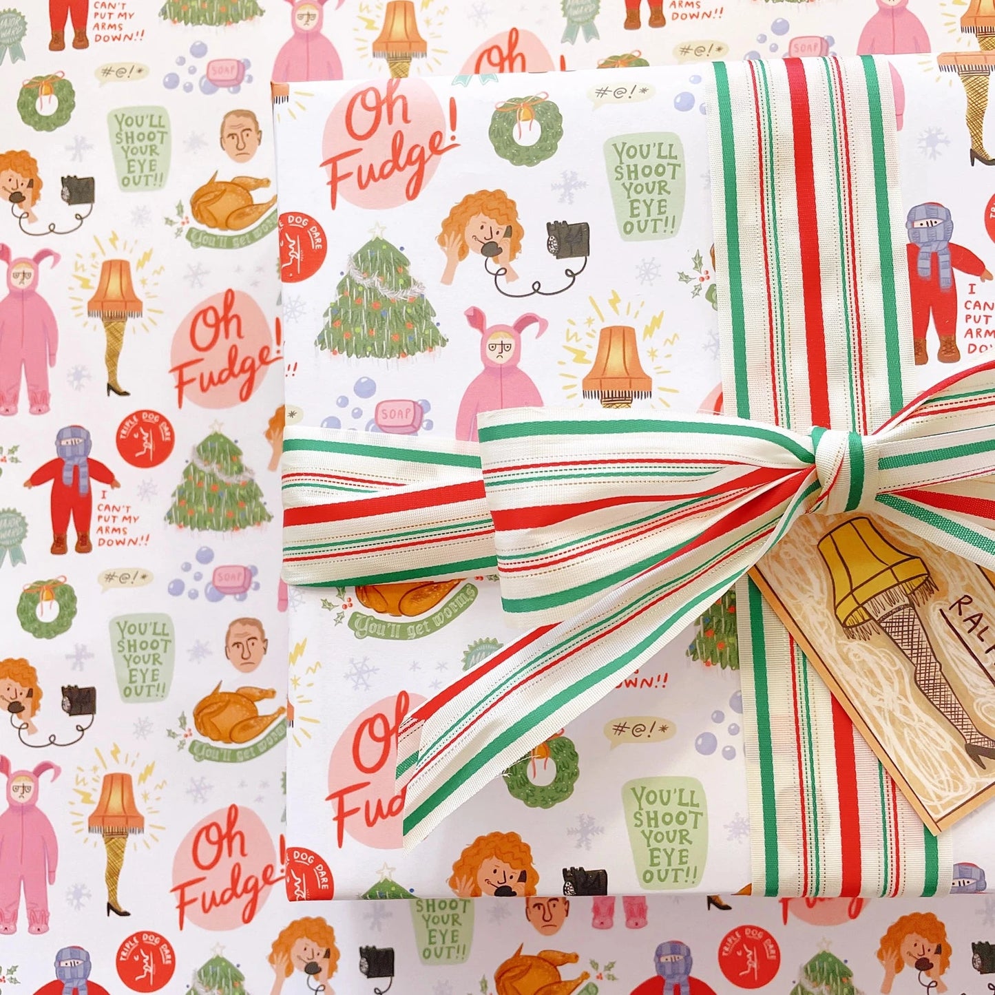 A Christmas Story Movie Holiday Wrapping Paper Sheets (Set of 3)