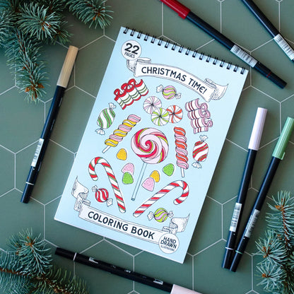 Christmas Time Premium Coloring Book