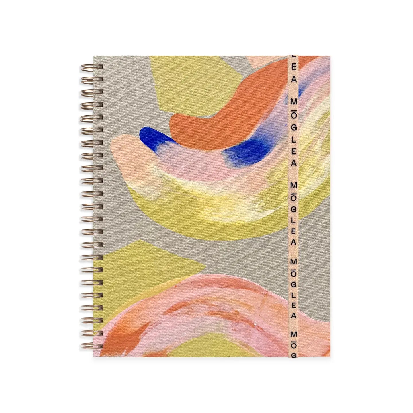 Citron Painted Cover 6" x 8" Notebook (Ruled Pages)