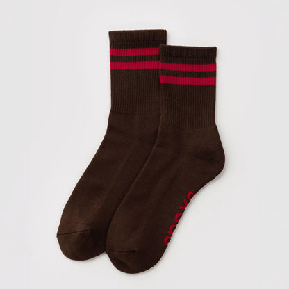 Ribbed Women's Crew Socks