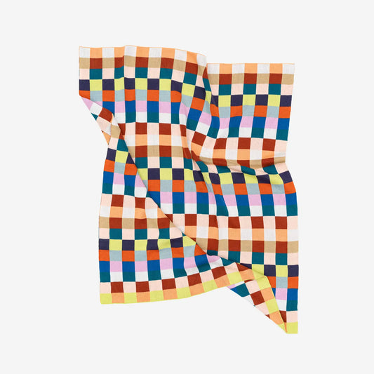 Color Patch 50" x 60" Knit Throw Blanket