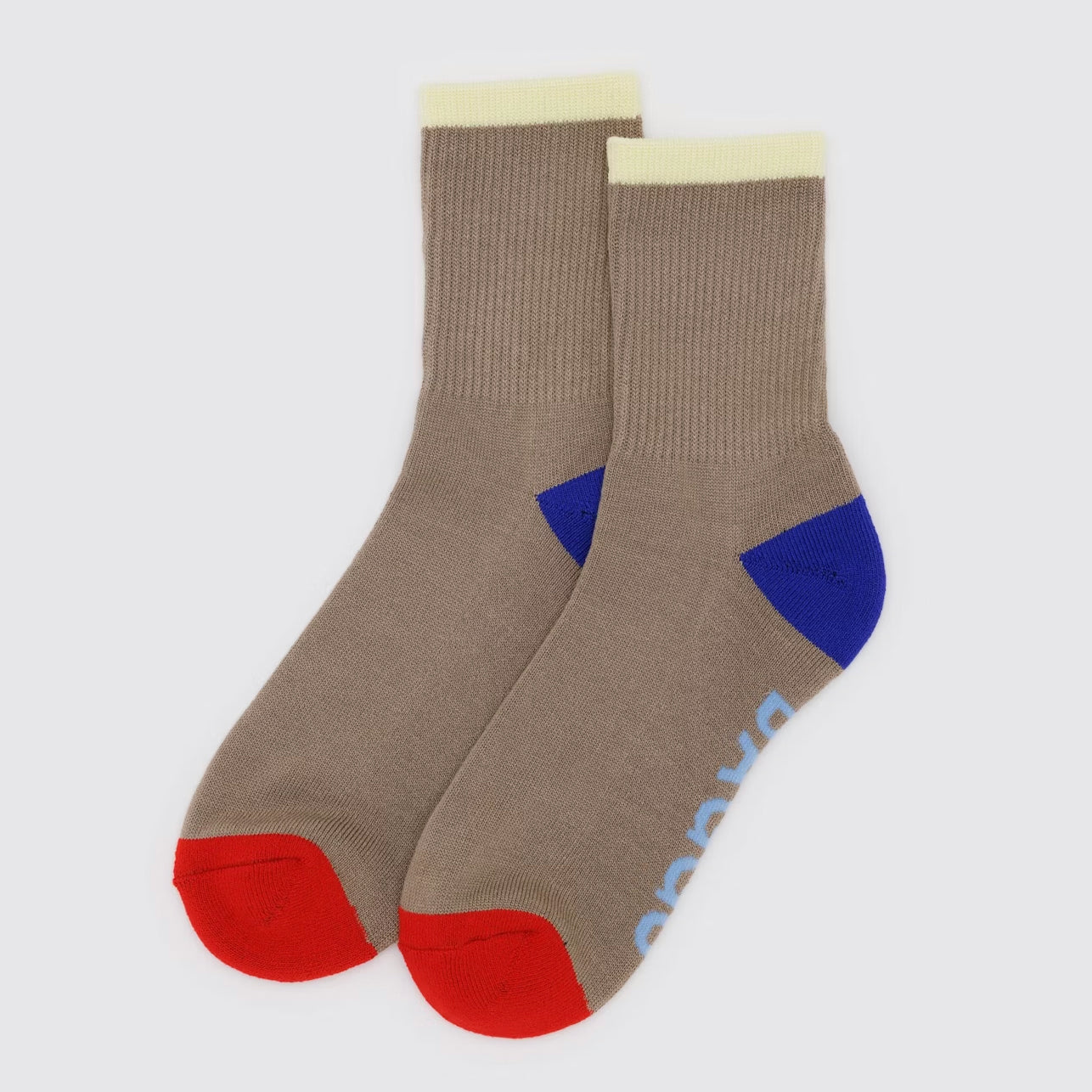 Ribbed Unisex Crew Socks