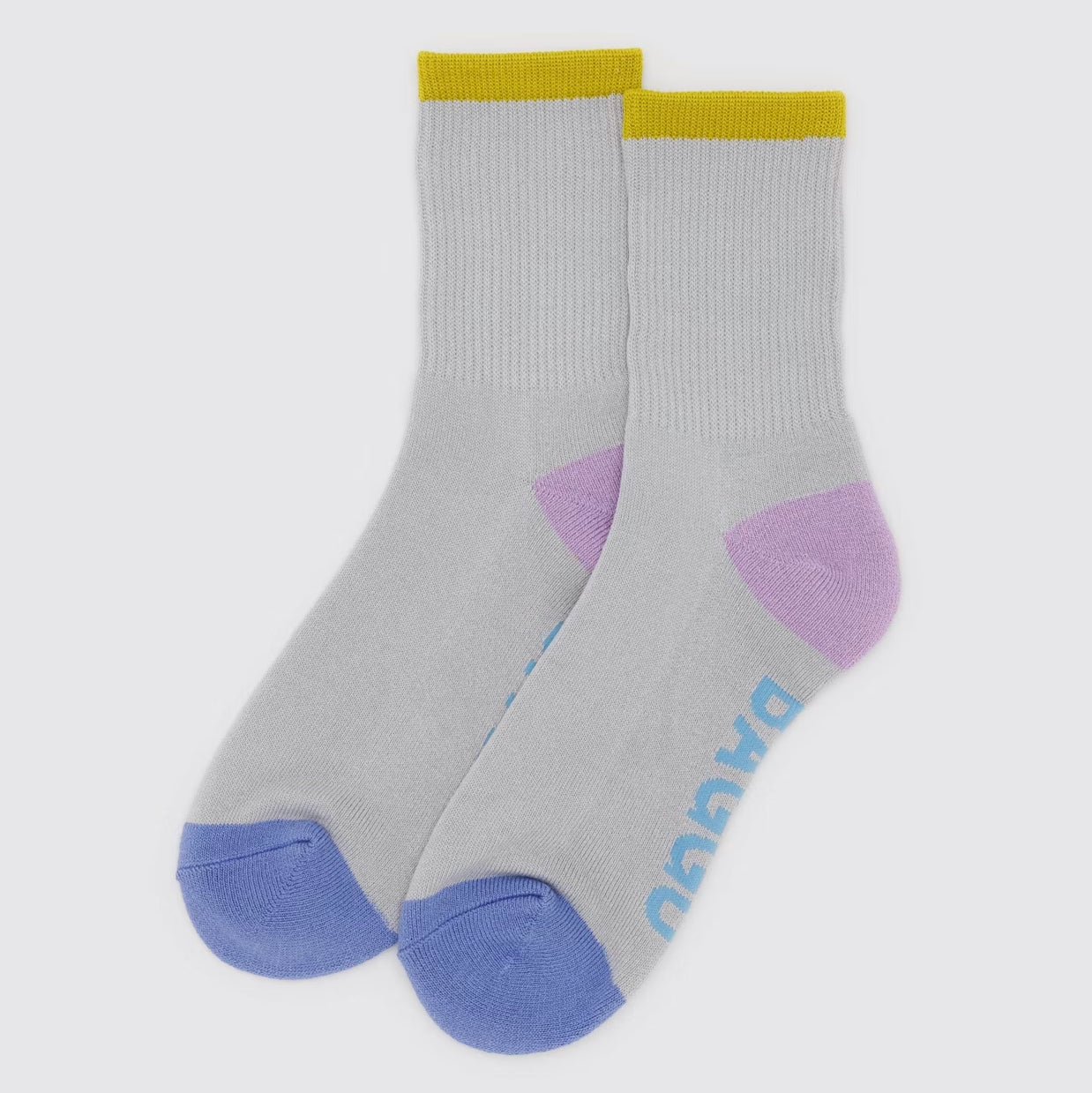 Ribbed Unisex Crew Socks