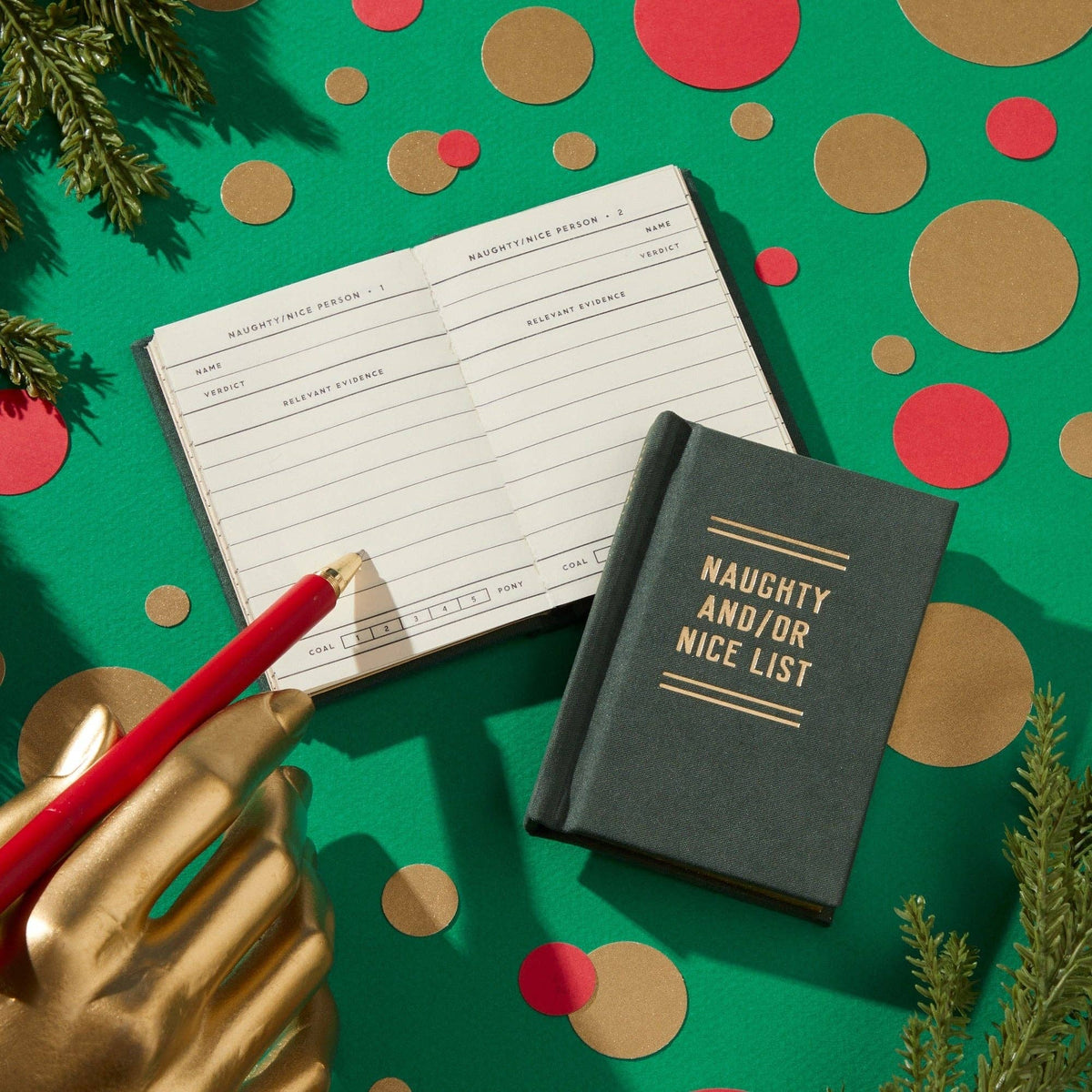 Naughty or Nice List Tiny Diary