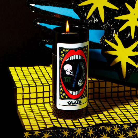 Death Tobacco & Leather Tarot Candle