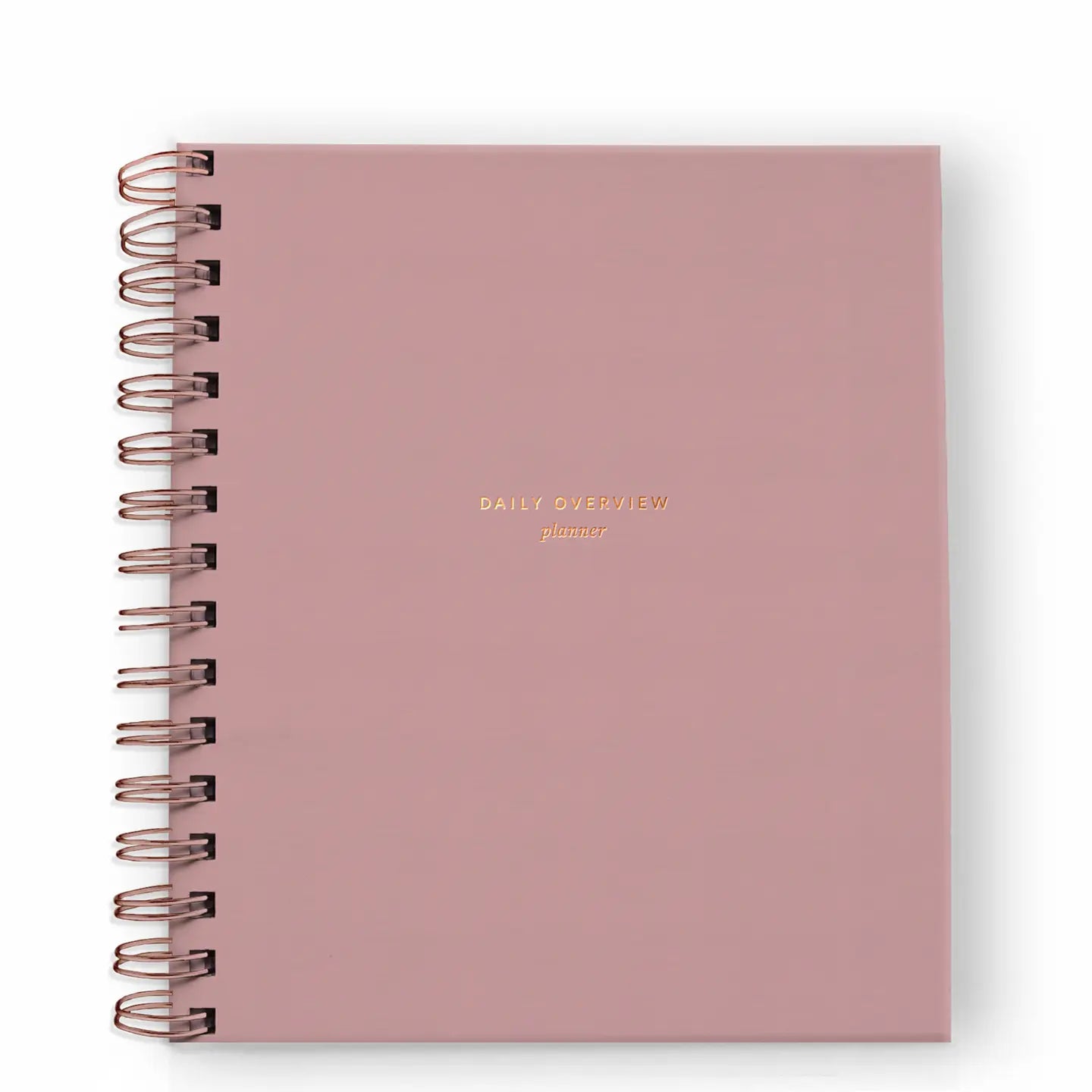 Daily Overview Spiral Bound Planner