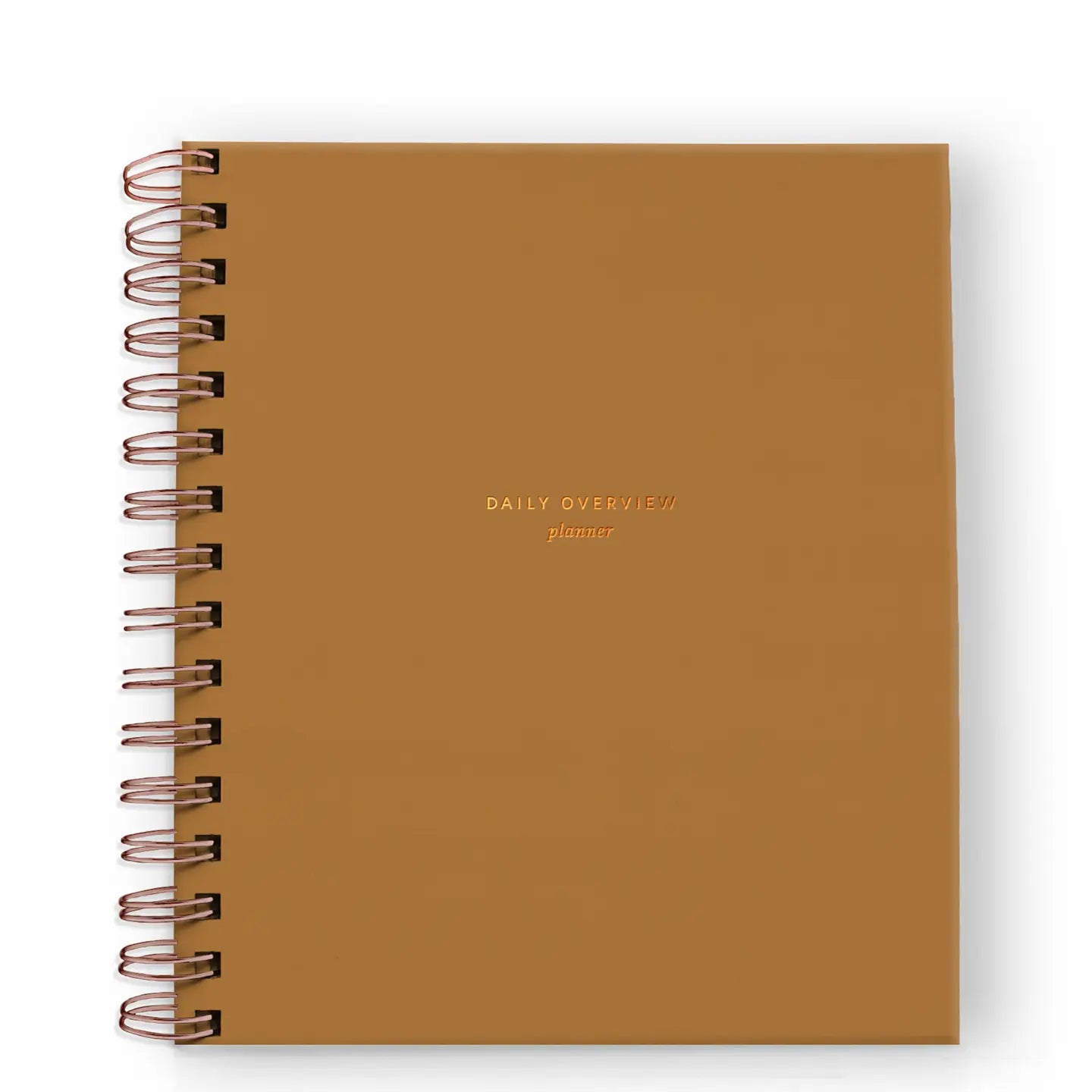 Daily Overview Spiral Bound Planner