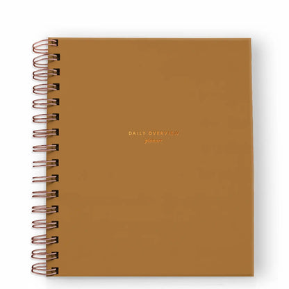 Daily Overview Spiral Bound Planner