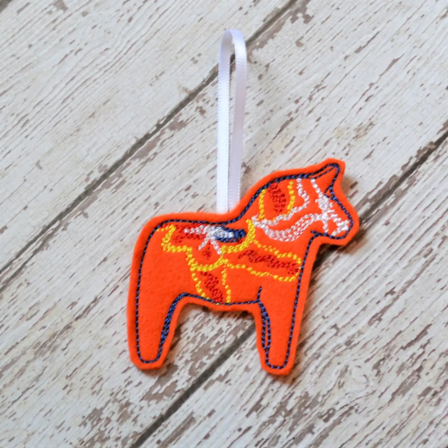 Dala Horse Embroidered Felt Ornament