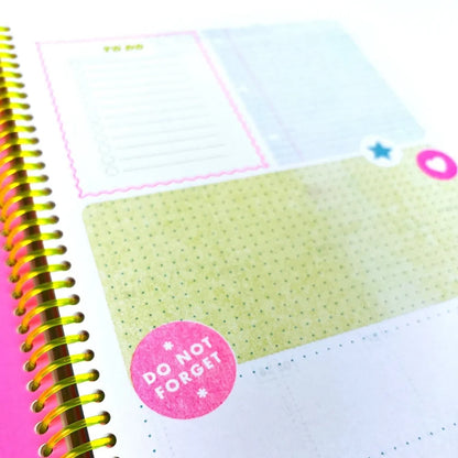 2027 Risograph Printed Dated Planner