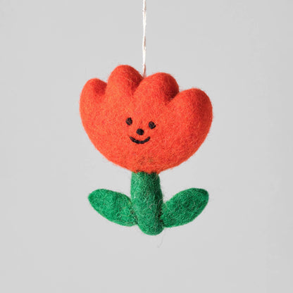 Tulip Fair Trade Felt Holiday Ornament