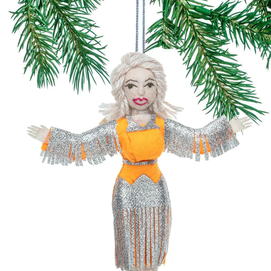 Dolly Parton Felt Ornament