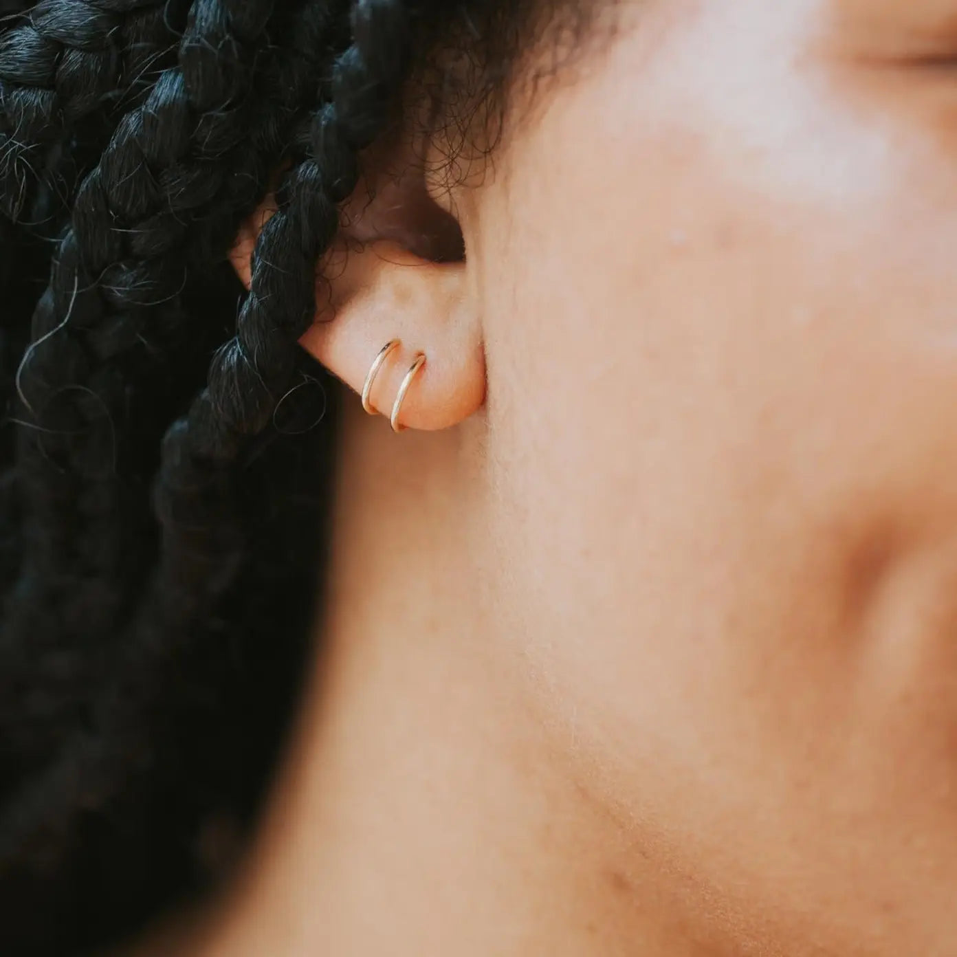 Double Up Post Earrings