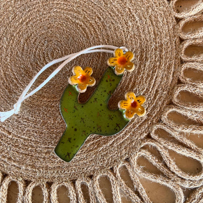 Saguaro Blossom Handmade Ceramic Ornament