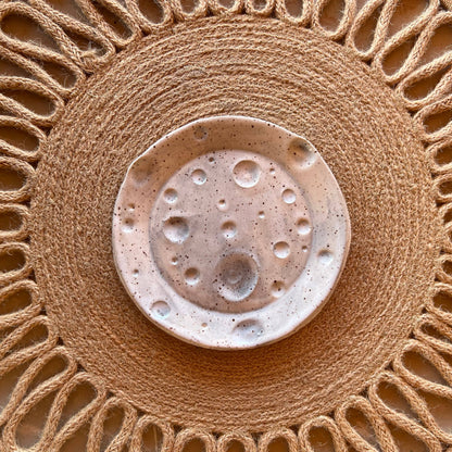 Moon Handmade Ceramic Trinket Dish