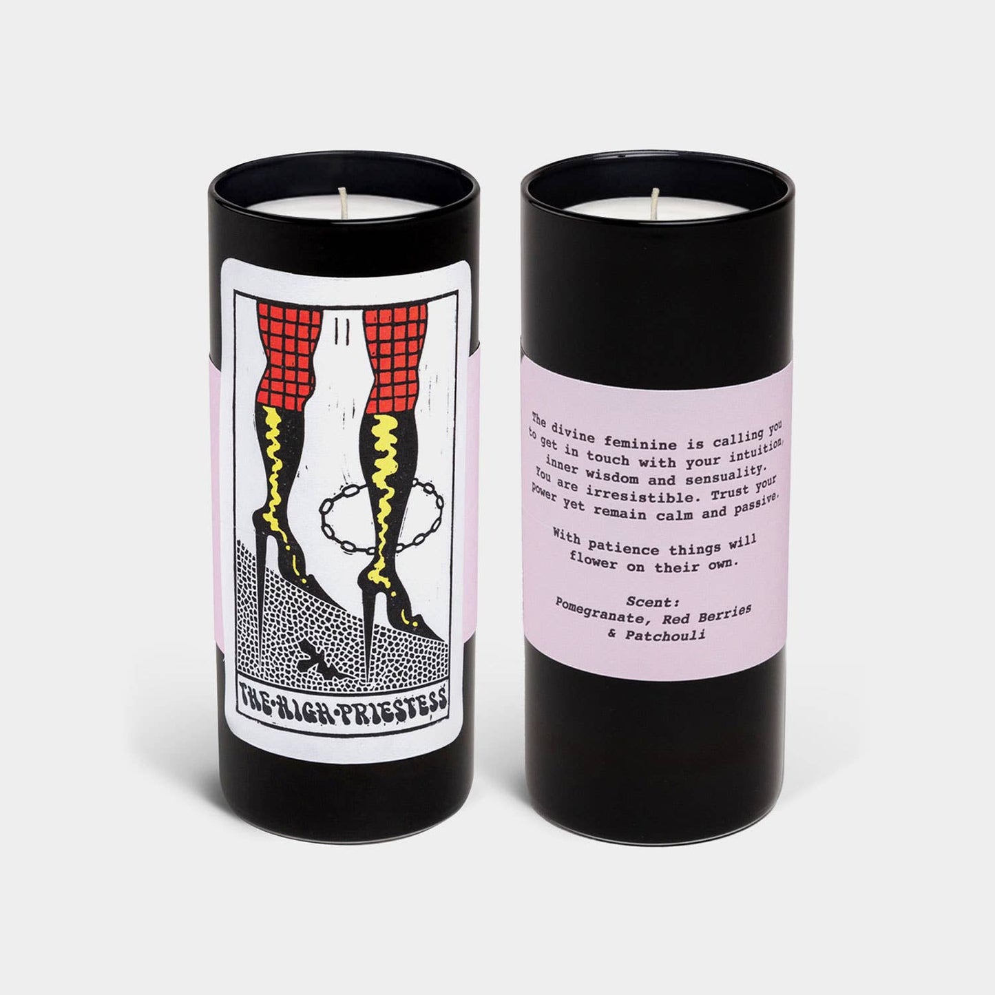 High Priestess Pomegranate & Patchouli Tarot Candle