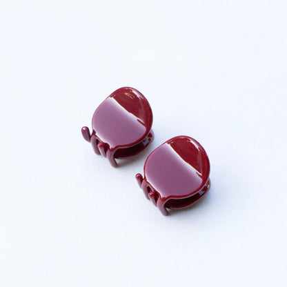 Eco 1" Round Mini Hair Clips (Set of 2)