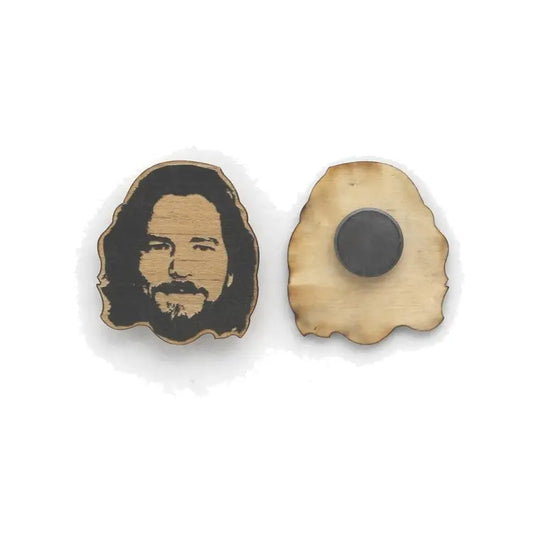Eddie Vedder of Pearl Jam Lasercut Wood Magnet