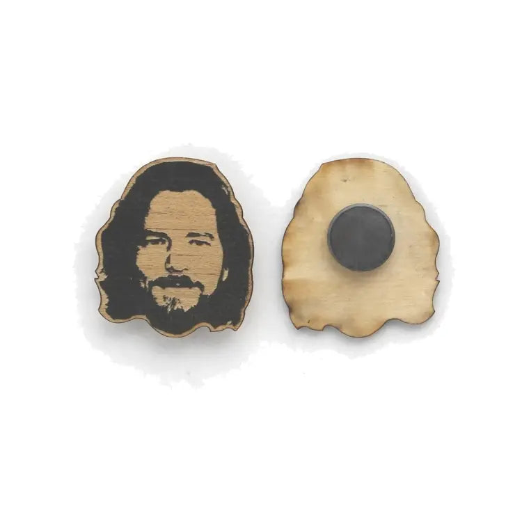 Eddie Vedder of Pearl Jam Lasercut Wood Magnet