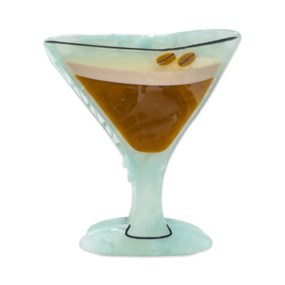 Espresso Martini 4" Hair Clip