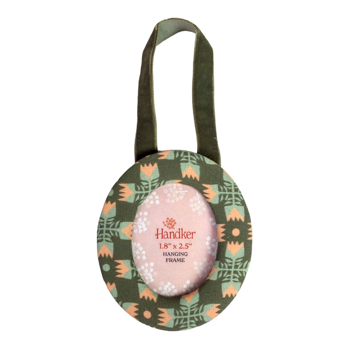 Fabric Frame Holiday Ornament