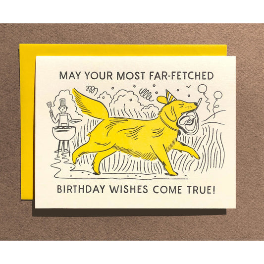 Far-Fetched Birthday Wishes Happy Birthday Card
