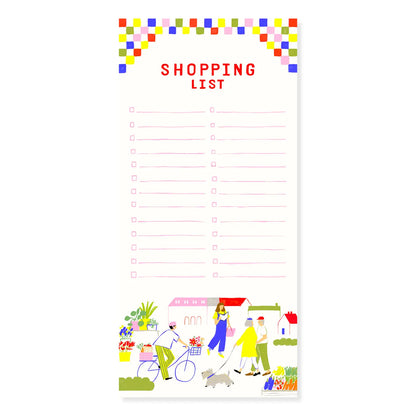 Saturday Morning Shopping List 4" x 8.5" Magnetic Notepad