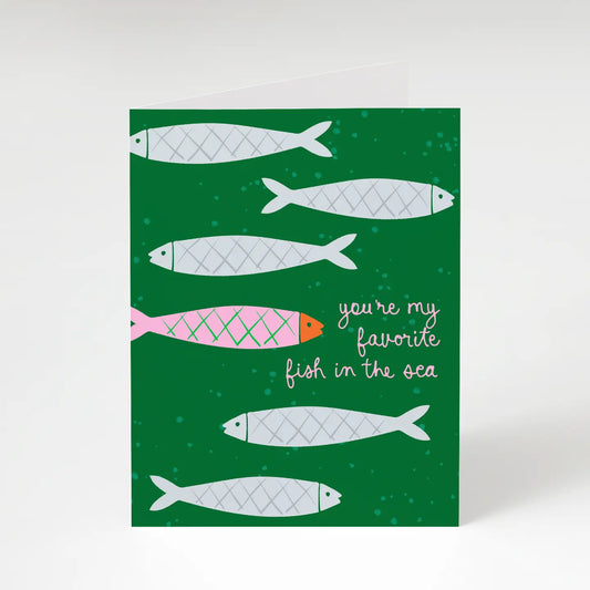 Favorite Fish in the Sea Love Greeting Card