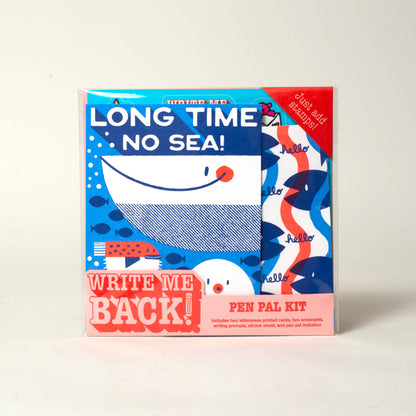 Long Time No Sea Letter Writing Write Me Back Pen Pal Kit