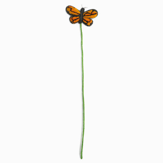 Felt Butterfly Accent Stem