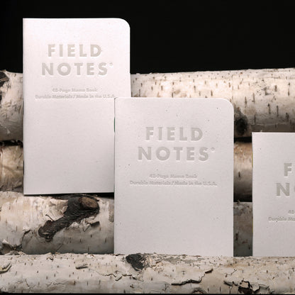 Field Notes Birch Bark Memo Notebooks (Set of 3)