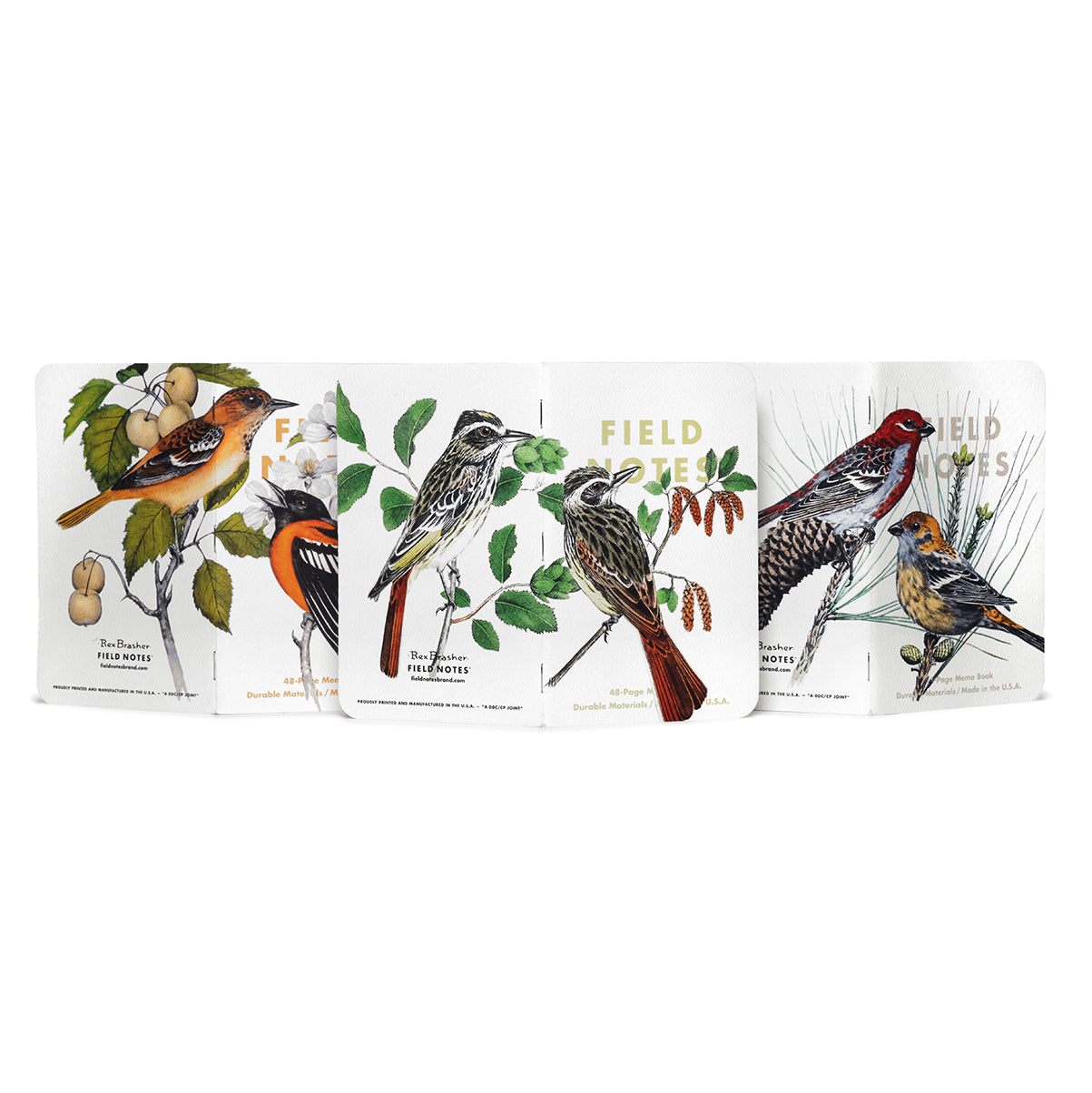 Field Notes Birds & Trees of North America Memo Notebooks (Set of 3)