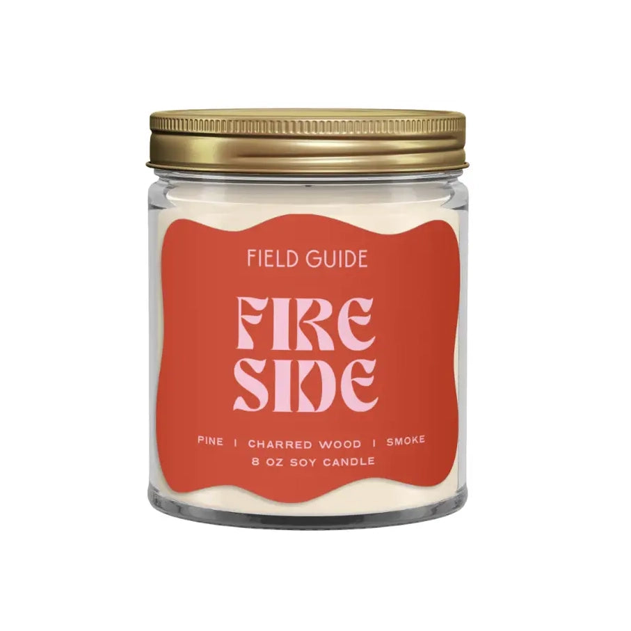 Winter Field Guide Soy Wax Glass Candle