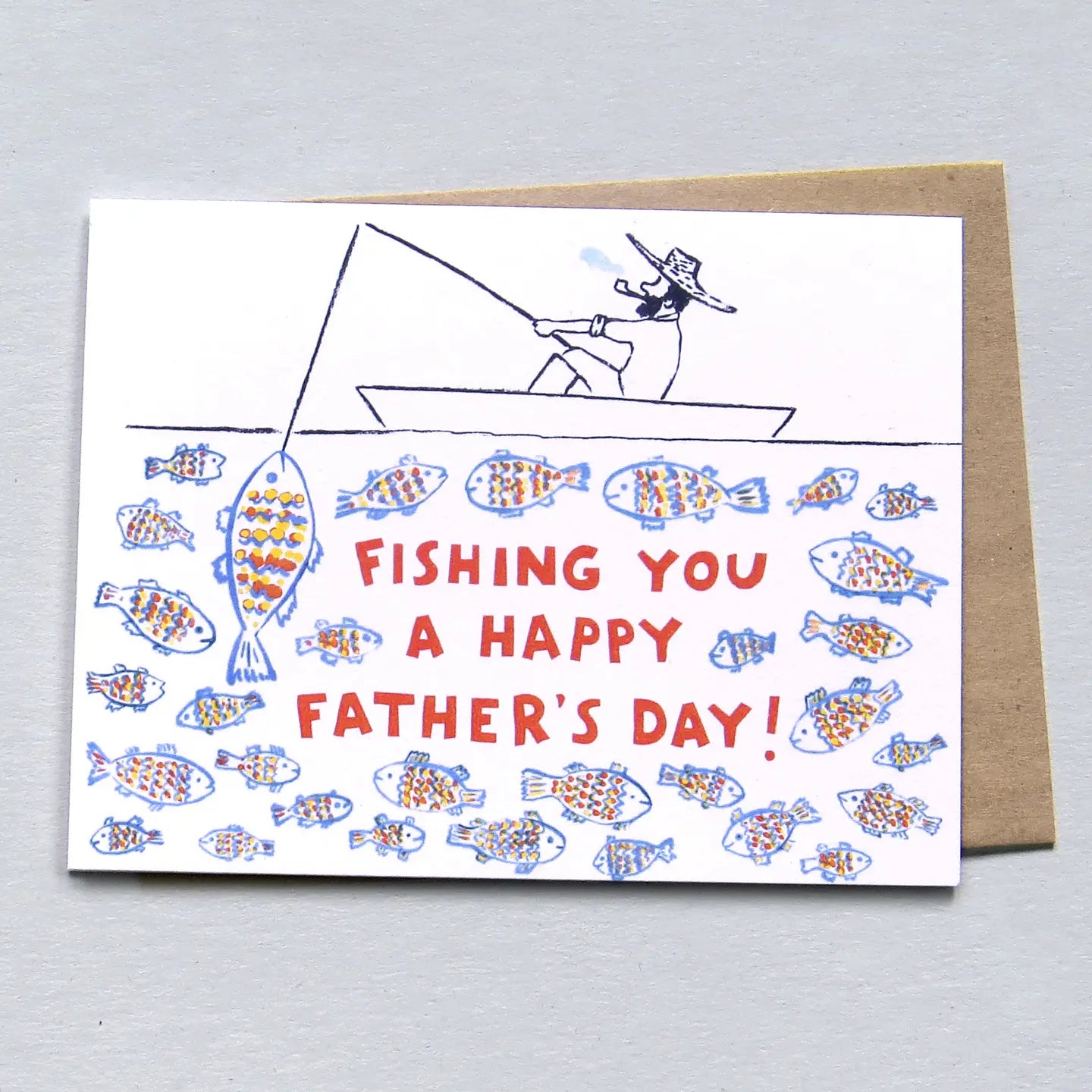 Fishing You a Happy Father's Day Card