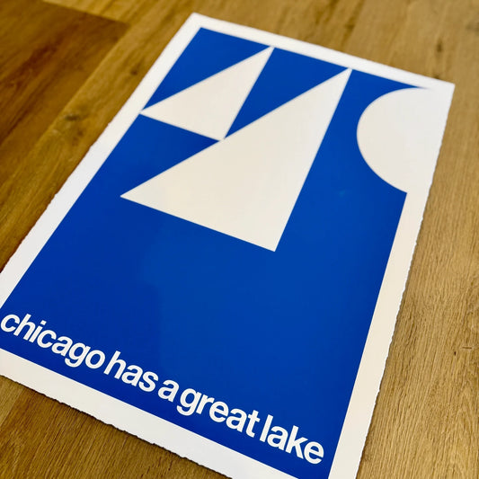 Chicago Has A Great Lake 18" x 26" Massey Serigraph