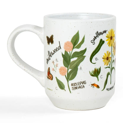 Wildflower Botanical Speckled Ceramic Mug