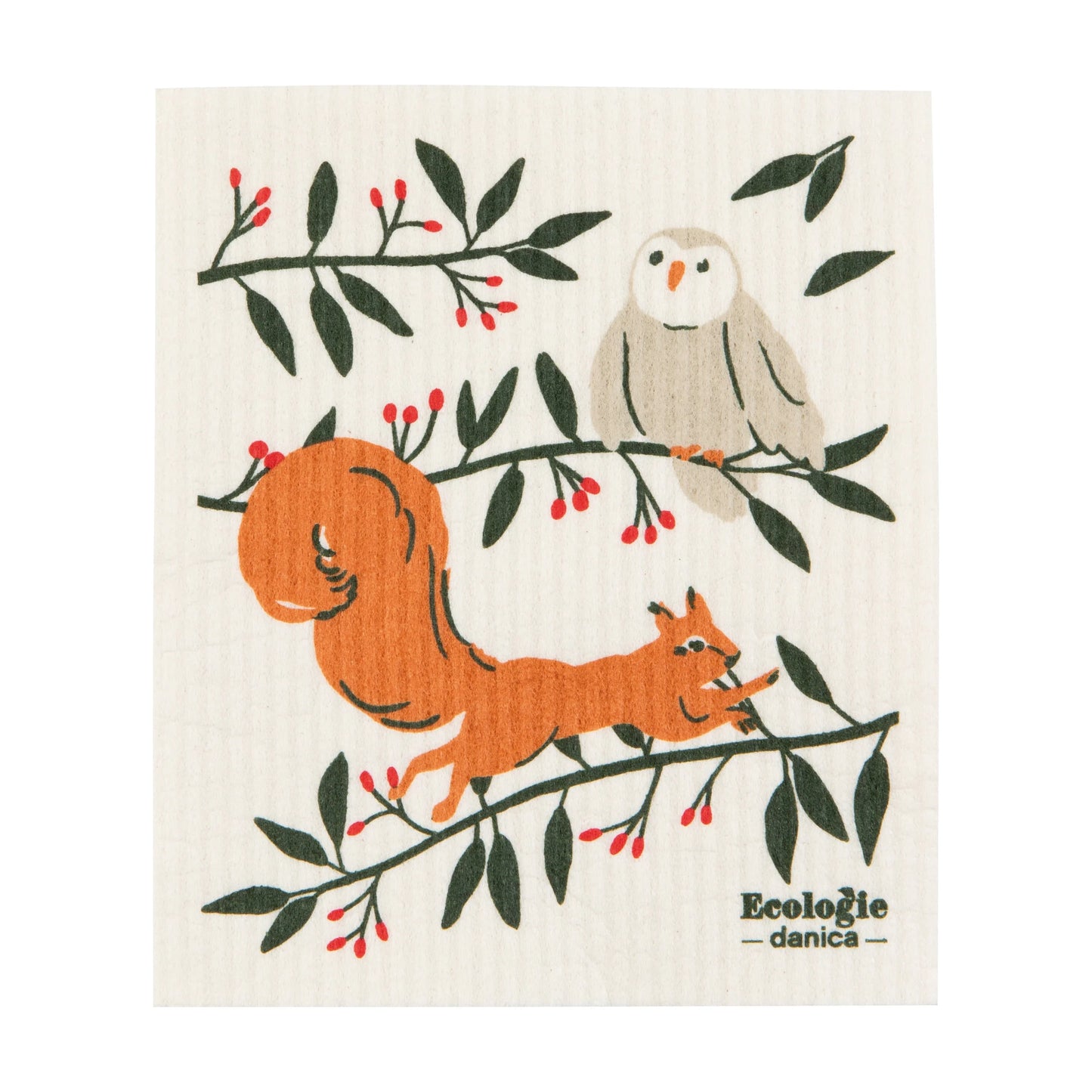 Holiday-Themed Swedish Sponge Dishcloth