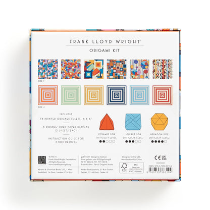 Frank Lloyd Wright Origami Paper Craft Kit