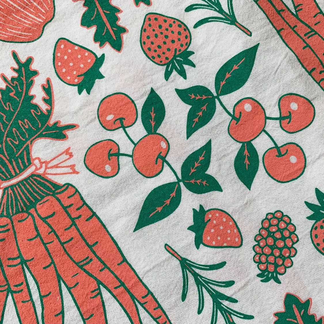 Fruit & Veggies Kitchen Tea Towel