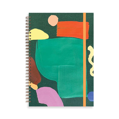 Frutta Painted Cover 7" x 10" Sketchbook (Blank Pages)