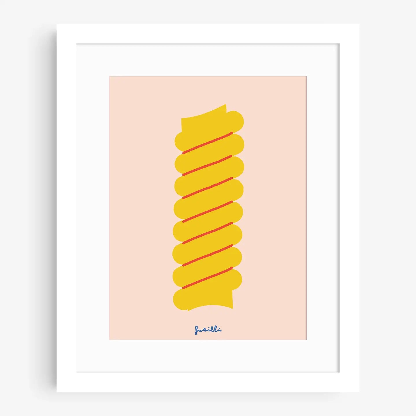 Pasta 5" x 7" Illustrated Print