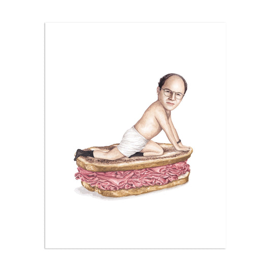 George Costanza on Pastrami 8" x 10" Archival Print