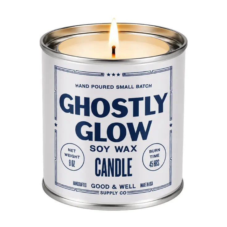 Fall Themed 8 Oz Soy Tin Candle