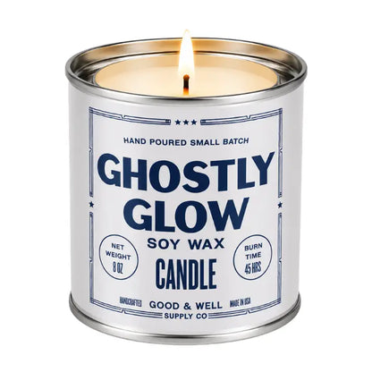 Fall Themed 8 Oz Soy Tin Candle