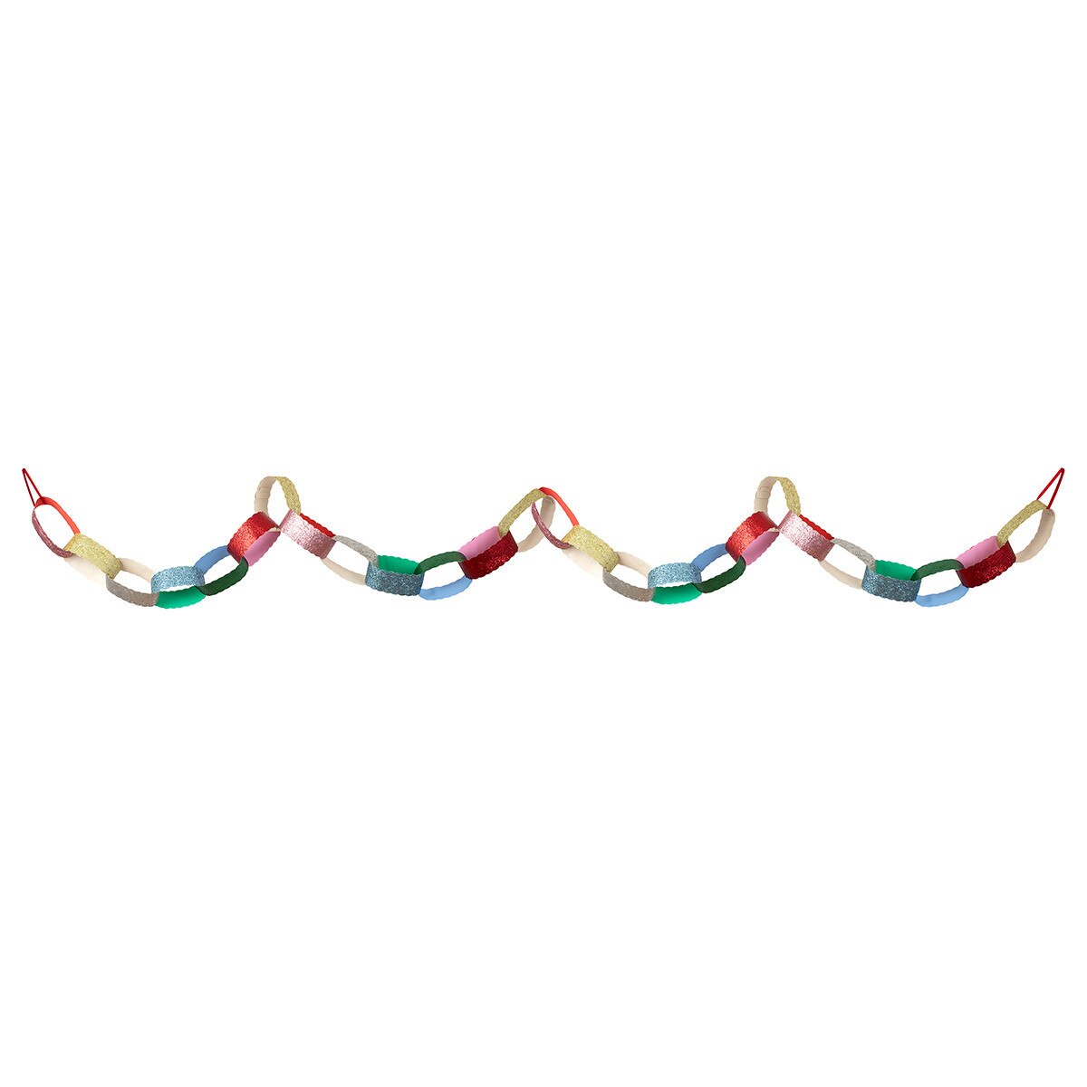 GIANT Glitter 13' Paper Chain Garland
