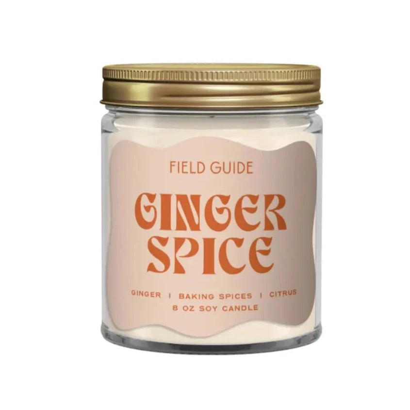 Winter Field Guide Soy Wax Glass Candle