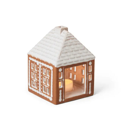 Danish Gingerbread House Ceramic Tealight Holder