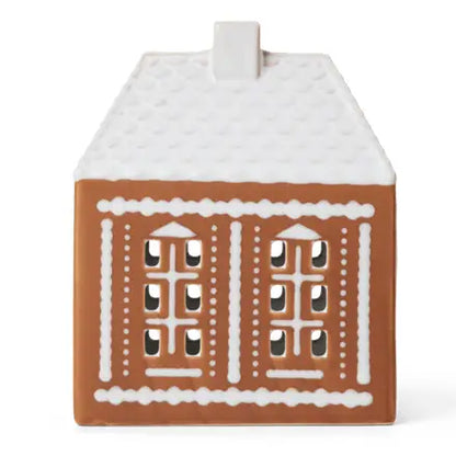 Danish Gingerbread House Ceramic Tealight Holder